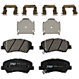 TRC1593 Front Premium Braking Series Ceramic Brake Pad Set