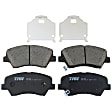 TRC1595 Front Premium Braking Series Ceramic Brake Pad Set