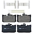 TRC1686 Front Premium Braking Series Ceramic Brake Pad Set