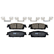 2019 GMC Yukon XL - Rear Ceramic Brake Pad Set, GAS, Premium Braking Series