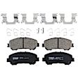 TRC1737 Front Premium Braking Series Ceramic Brake Pad Set