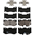 TRC1784 Front Premium Braking Series Ceramic Brake Pad Set