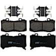 TRC1802 Front Premium Braking Series Ceramic Brake Pad Set