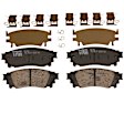 TRC1805 Rear Premium Braking Series Ceramic Brake Pad Set
