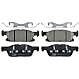 TRC1818 Front Premium Braking Series Ceramic Brake Pad Set