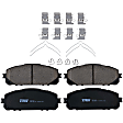 TRC1843 Front Premium Braking Series Ceramic Brake Pad Set