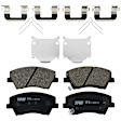 TRC1912 Front Premium Braking Series Ceramic Brake Pad Set