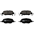 TRC2037 Rear Premium Braking Series Ceramic Brake Pad Set