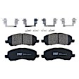 2013 Dodge Avenger - Front Ceramic Brake Pad Set, Code Brf, Brg, Br3, Premium Braking Series