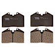 TRH0286 Premium Braking Series Semi-metallic Brake Pad Set