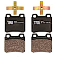 TRH0427 Rear Premium Braking Series Semi-metallic Brake Pad Set