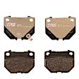 TRH0461 Rear Premium Braking Series Semi-metallic Brake Pad Set