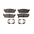 TRH0588 Rear Premium Braking Series Semi-metallic Brake Pad Set