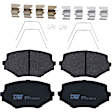 TRH0635 Front Premium Braking Series Semi-metallic Brake Pad Set