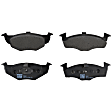 TRH0694 Front Premium Braking Series Semi-metallic Brake Pad Set