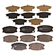 TRH0734 Premium Braking Series Semi-metallic Brake Pad Set