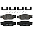 TRH0805 Front Premium Braking Series Semi-metallic Brake Pad Set