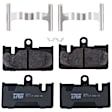 TRH0871 Rear Premium Braking Series Semi-metallic Brake Pad Set