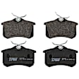 TRH0894 Rear Premium Braking Series Semi-metallic Brake Pad Set