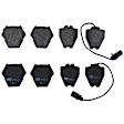 TRH0912ES Front Premium Braking Series Semi-metallic Brake Pad Set