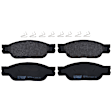 TRH0933 Front Premium Braking Series Semi-metallic Brake Pad Set