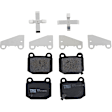 TRH0961 Rear Premium Braking Series Semi-metallic Brake Pad Set