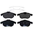 TRH0972 Front Premium Braking Series Semi-metallic Brake Pad Set