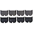TRH0983 Front Premium Braking Series Semi-metallic Brake Pad Set