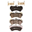TRH1007 Front Premium Braking Series Semi-metallic Brake Pad Set