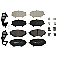 TRH1009 Front Premium Braking Series Semi-metallic Brake Pad Set