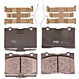 TRH1091 Front Premium Braking Series Semi-metallic Brake Pad Set