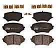 TRH1179 Front Premium Braking Series Semi-metallic Brake Pad Set