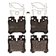TRH1283 Rear Premium Braking Series Semi-metallic Brake Pad Set