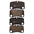 TRH1300 Rear Premium Braking Series Semi-metallic Brake Pad Set