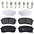TRH1302 Rear Premium Braking Series Semi-metallic Brake Pad Set