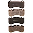 TRH1320 Front Premium Braking Series Semi-metallic Brake Pad Set