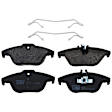 TRH1341 Rear Premium Braking Series Semi-metallic Brake Pad Set