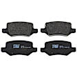 TRH1358 Rear Premium Braking Series Semi-metallic Brake Pad Set