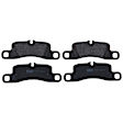 TRH1390 Rear Premium Braking Series Semi-metallic Brake Pad Set