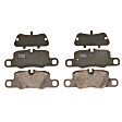 TRH1416 Rear Premium Braking Series Semi-metallic Brake Pad Set