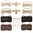 TRH1428 Rear Premium Braking Series Semi-metallic Brake Pad Set