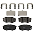 TRH1447 Front Premium Braking Series Semi-metallic Brake Pad Set