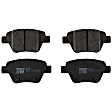 TRH1456 Rear Premium Braking Series Semi-metallic Brake Pad Set