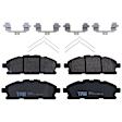 TRH1552 Front Premium Braking Series Semi-metallic Brake Pad Set