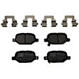 TRH1569 Rear Premium Braking Series Semi-metallic Brake Pad Set