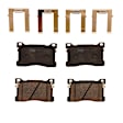 TRH1576 Front Premium Braking Series Semi-metallic Brake Pad Set