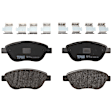 TRH1618 Front Premium Braking Series Semi-metallic Brake Pad Set