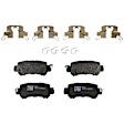 TRH1624 Rear Premium Braking Series Semi-metallic Brake Pad Set