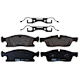 TRH1629 Front Premium Braking Series Semi-metallic Brake Pad Set