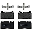 TRH1663 Front Premium Braking Series Semi-metallic Brake Pad Set